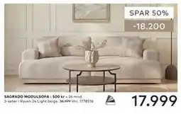 Skeidar SAGRADO MODULSOFA tilbud