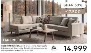 Skeidar HEDDA MODULSOFA tilbud
