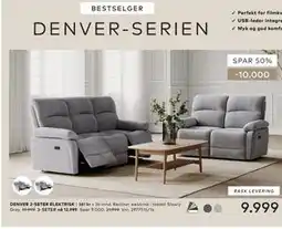 Skeidar DENVER 2-SETER ELEKTRISK tilbud
