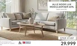 Skeidar NOOR LUX MODULSOFA tilbud