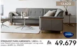 Skeidar STRESSLESS FLORA HJØRNESOFA tilbud