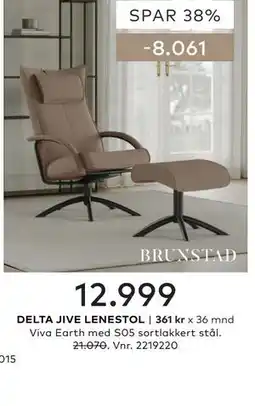 Skeidar DELTA JIVE LENESTOL tilbud