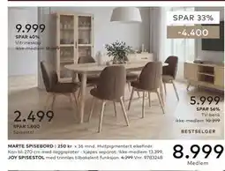 Skeidar MARTE SPISEBORD tilbud