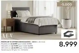 Skeidar PREMIUM 10 OPPBEVARINGSSENG tilbud