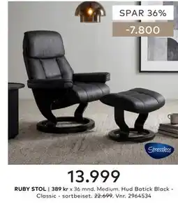 Skeidar RUBY STOL tilbud