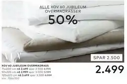 Skeidar ALLE XOV 60 JUBILEUM OVERMADRASSER tilbud