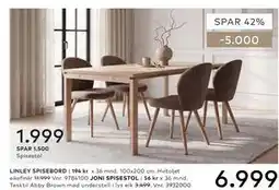 Skeidar LINLEY SPISEBORD tilbud