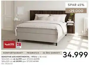 Skeidar SENSITIVE 600 KONTINENTAL tilbud