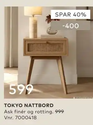 Skeidar TOKYO NATTBORD tilbud