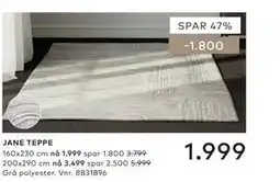 Skeidar JANE TEPPE tilbud