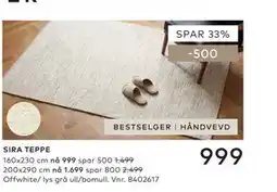 Skeidar SIRA TEPPE tilbud