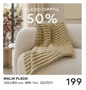 Skeidar MALIN PLEDD tilbud