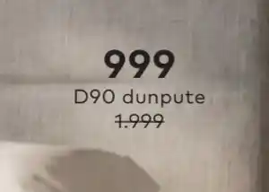 Skeidar D90 dunpute tilbud