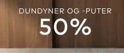 Skeidar DUNDYNER OG -PUTER tilbud