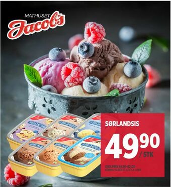 Jacobs Sørlandsis tilbud