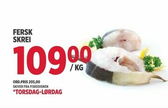 Jacobs Fersk skrei tilbud