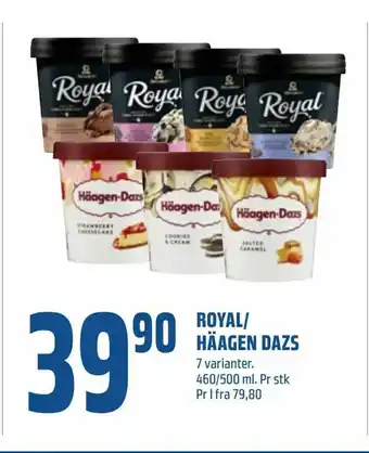 Coop Obs Royal/ häagen dazs tilbud