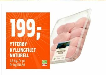Coop Obs Ytterøy kyllingfilet naturell tilbud