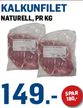 Kalkunfilet Naturell