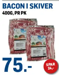 Price Lagerbutikk Bacon i skiver tilbud
