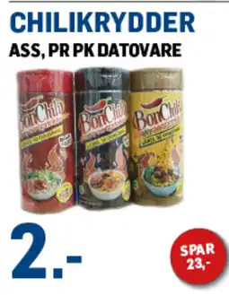 Price Lagerbutikk BonChili chilikrydder tilbud