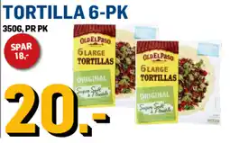Price Lagerbutikk Old el paso tortillas 6-pk tilbud