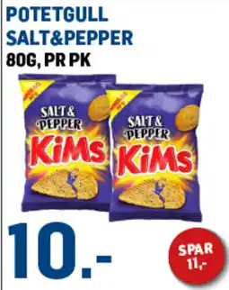 Price Lagerbutikk Potetgull Salt & Pepper KiMs tilbud