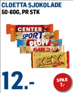 Price Lagerbutikk Cloetta sjokolade tilbud