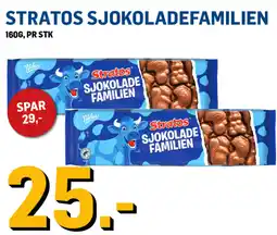 Price Lagerbutikk Stratos sjokoladefamilien tilbud
