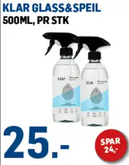 Price Lagerbutikk Klar glass & speil tilbud