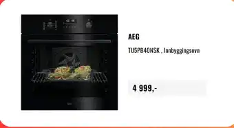 AEG TU5PB40NSK, Innbyggingsovn