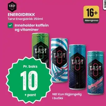 Tørst energidrikk
