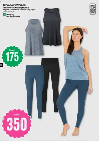 Endurance trenings singlet/tights