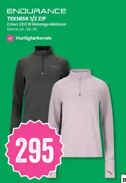 Sport Outlet Endurance teknisk 1/2 zip tilbud