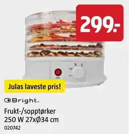 Jula Bright Frukt-/sopptørker tilbud