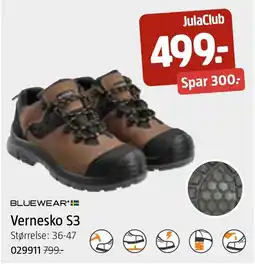 Jula Bluewear Vernesko S3 tilbud