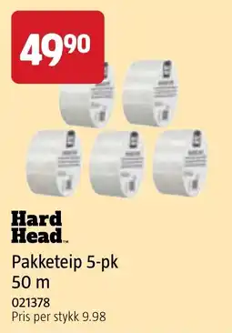 Jula Hard Head Pakketeip tilbud