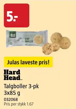 Jula Hard Head Talgboller tilbud