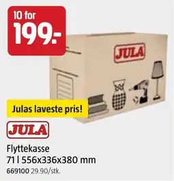 Jula Jula flyttekasse tilbud