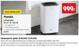 Jula anslut Luftavfukter tilbud