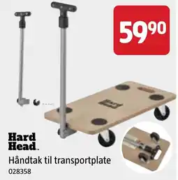 Jula Hard Head Håndtak til transportplate tilbud