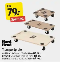 Jula Hard Head Transportplate tilbud
