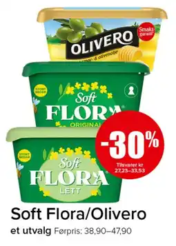 Spar Soft Flora/Olivero tilbud
