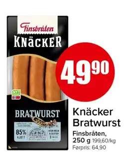 Spar Knäcker Bratwurst tilbud