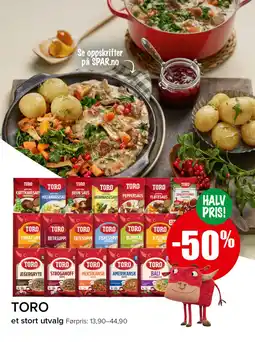 Spar Toro et stort utvalg tilbud