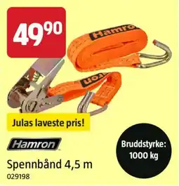 Jula Hamron spennbånd tilbud