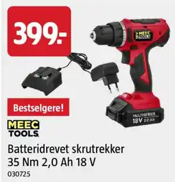 Jula Meec tools batteridrevet skrutrekker tilbud