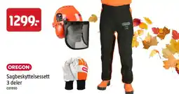 Jula Oregon sagbeskyttelsessett tilbud