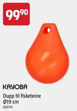 Jula Kayoba Dupp til fisketeine tilbud