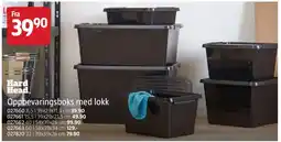 Jula Hard Head oppbevaringsboks med lokk tilbud